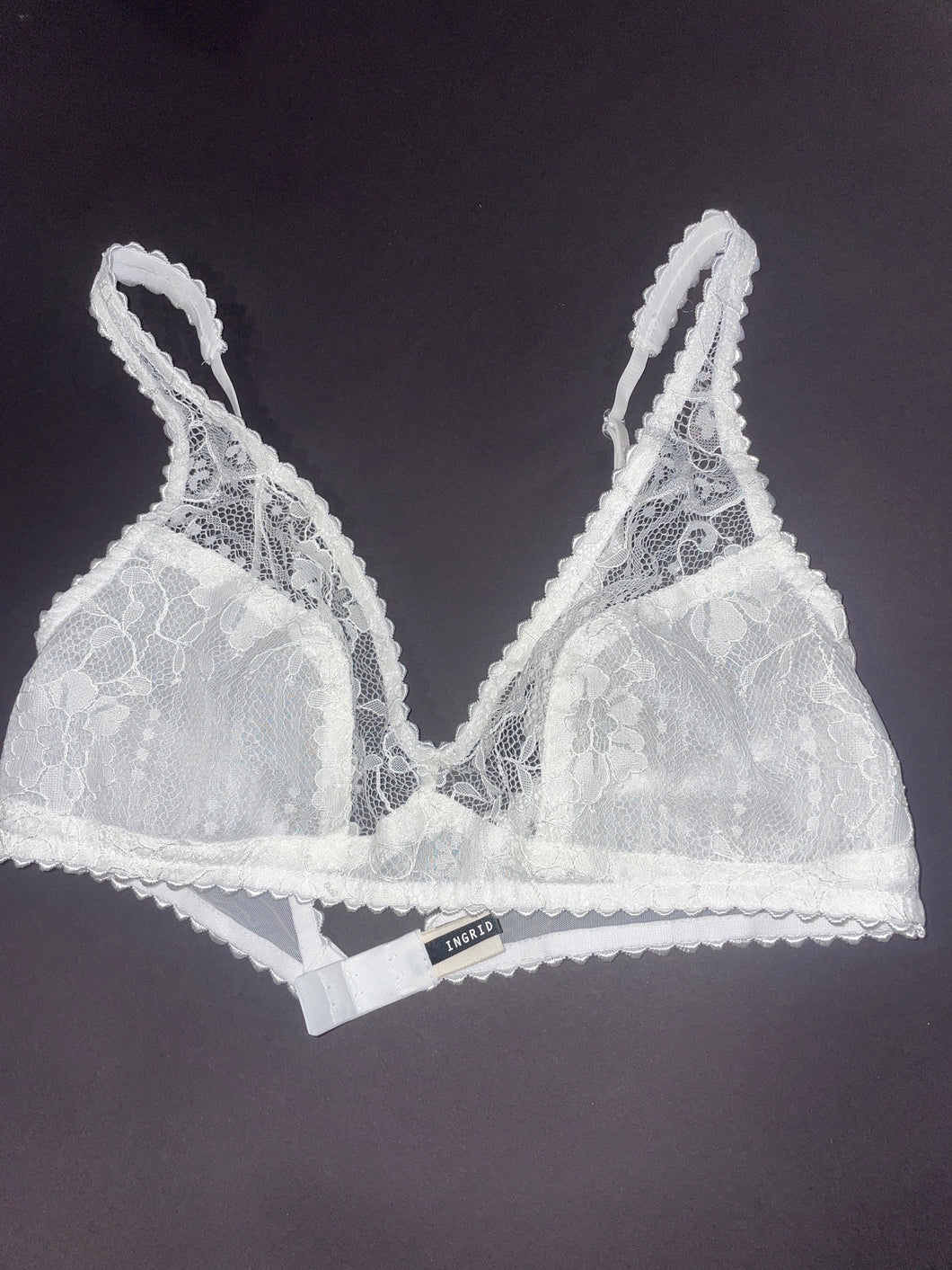 Made to order - Inula Bra, cream lace