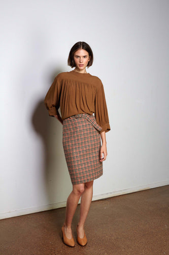 Iago check skirt