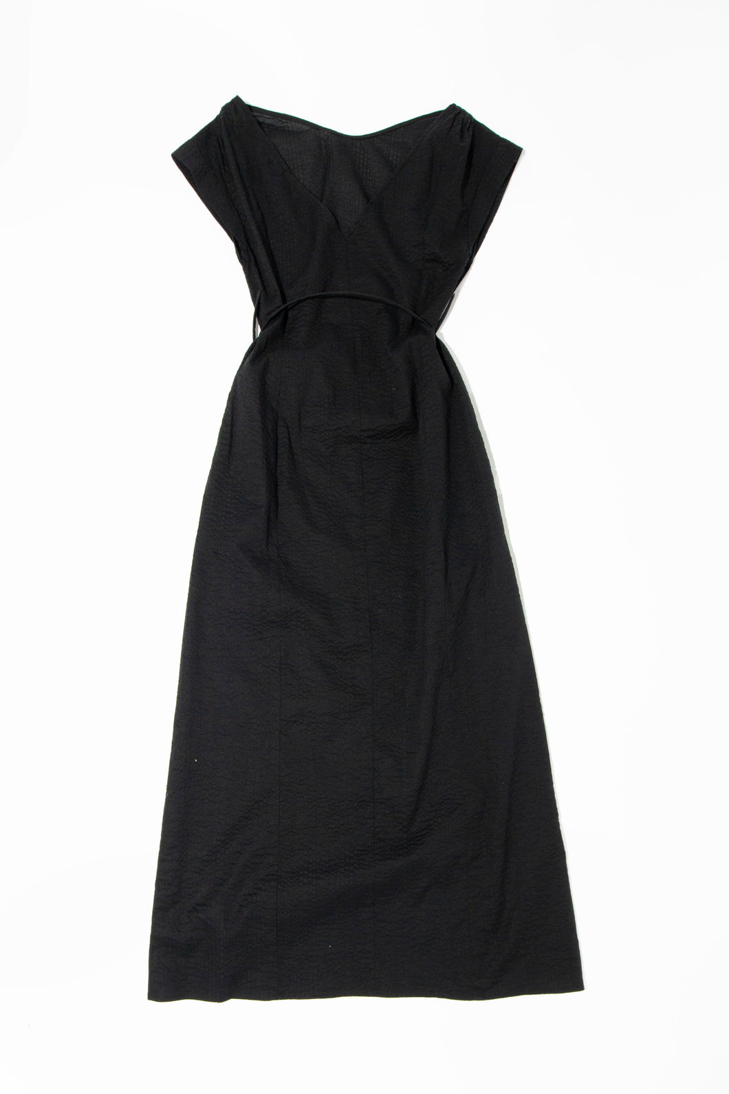 Regale dress, black waffle