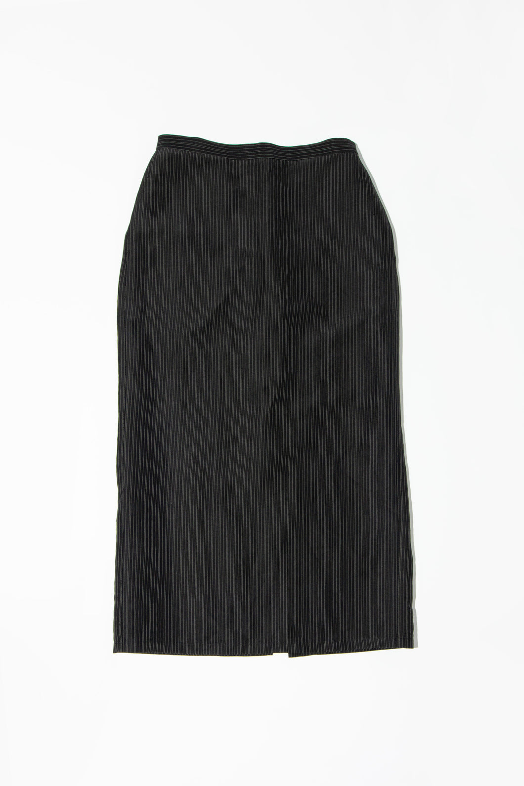 Made to order - Reel skirt, black pinstripe