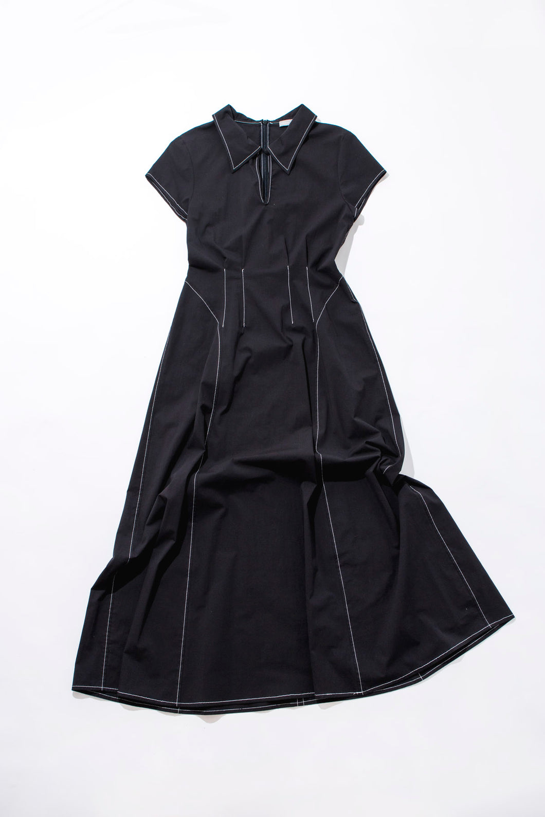 Rever dress, black