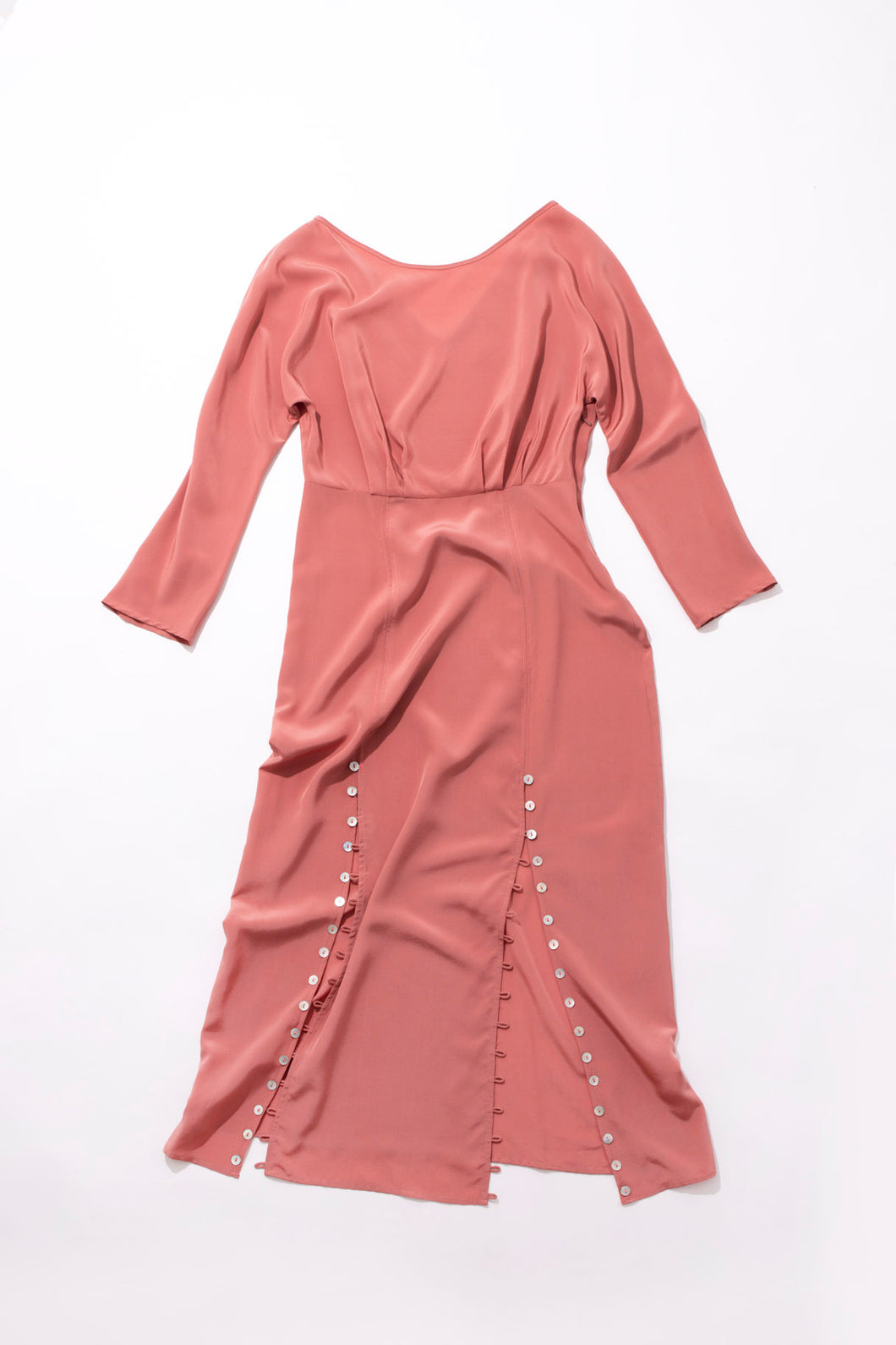 Clough dress, coral