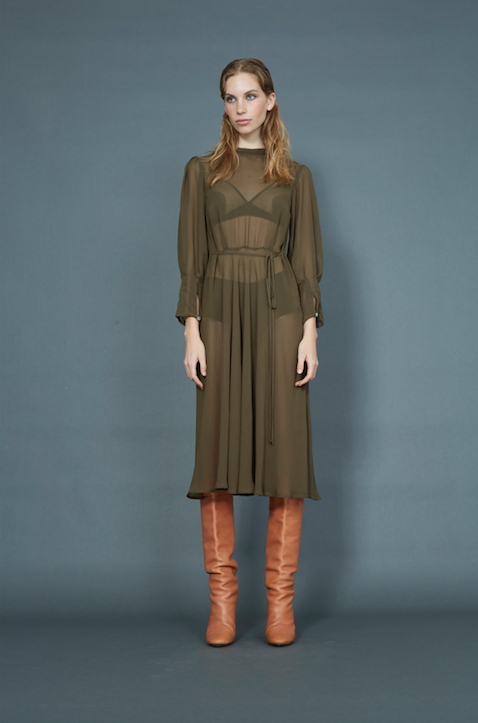 Quinta dress, olive