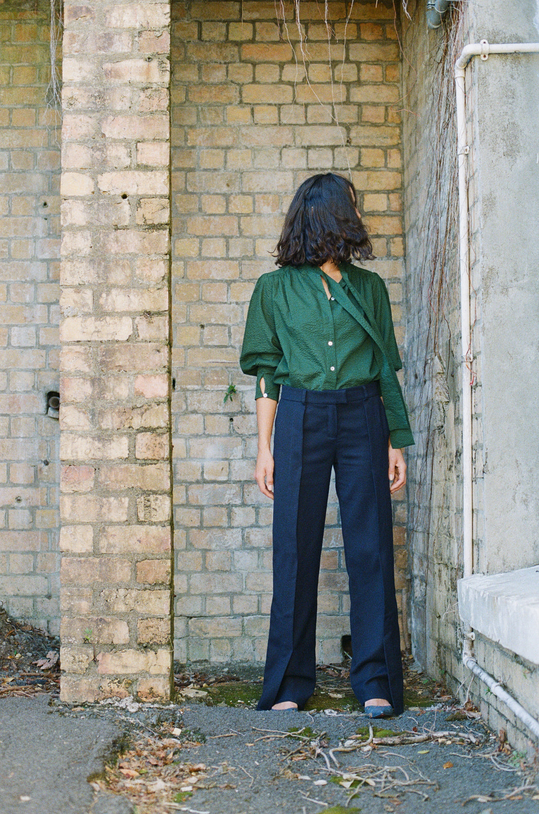 Bouys shirt, waffle moss