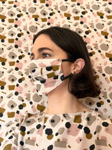 Set of two, dusty pink granet mask