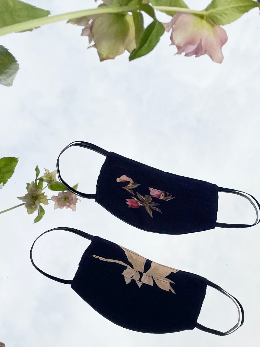 Set of two, Hellebore mask