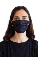 Black Broderie Mask